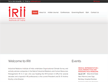 Tablet Screenshot of irii.co.in